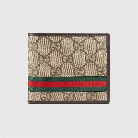 gucci gg supreme web wallet.